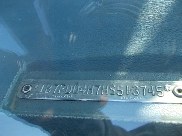 1B7FD04H7HS513745 - 1987 DODGE D-SERIES D BLUE photo 9