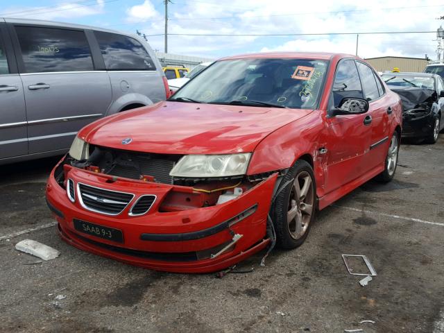 YS3FD49Y741058436 - 2004 SAAB 9-3 ARC RED photo 2