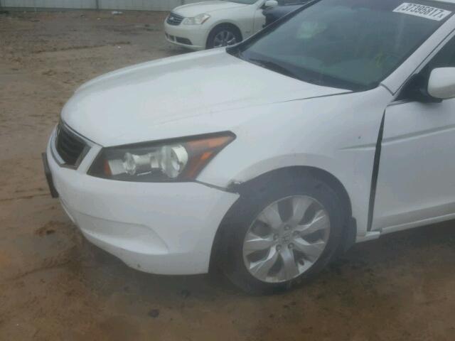 1HGCP26879A107931 - 2009 HONDA ACCORD EXL WHITE photo 9