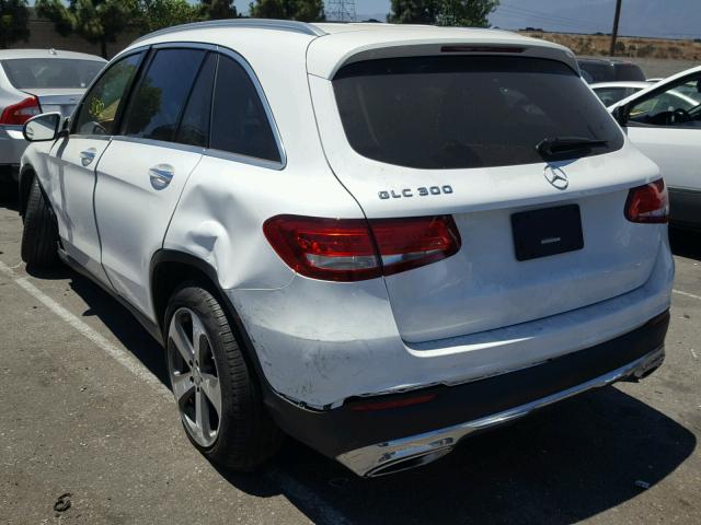 WDC0G4JB1GF021962 - 2016 MERCEDES-BENZ GLC 300 WHITE photo 3