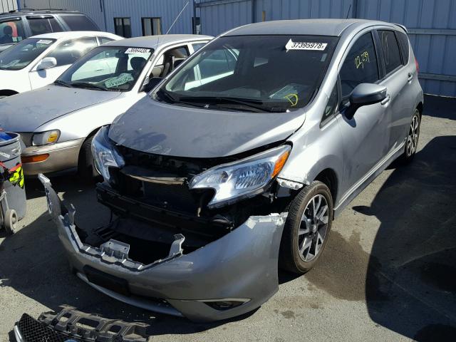 3N1CE2CP6FL431993 - 2015 NISSAN VERSA NOTE GRAY photo 2