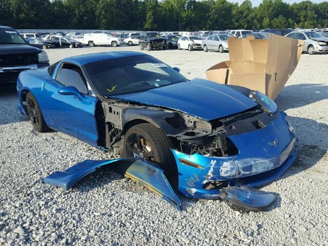 1G1YY26W785125684 - 2008 CHEVROLET CORVETTE BLUE photo 1