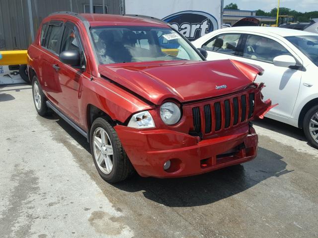 1J8FT47W07D181227 - 2007 JEEP COMPASS MAROON photo 1