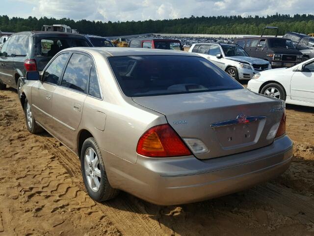 4T1BF28B11U131310 - 2001 TOYOTA AVALON XL/ BEIGE photo 3