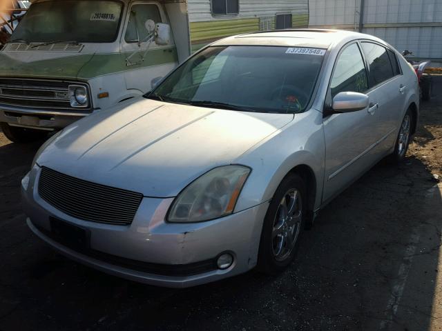 1N4BA41E46C833028 - 2006 NISSAN MAXIMA SE SILVER photo 2