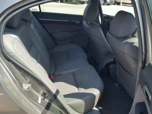 2HGFA16988H344350 - 2008 HONDA CIVIC EXL SILVER photo 6