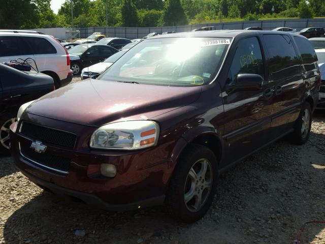 1GNDV23158D164665 - 2008 CHEVROLET UPLANDER L MAROON photo 2