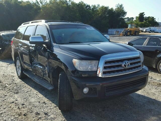 5TDZY67A58S012946 - 2008 TOYOTA SEQUOIA PL BLACK photo 1