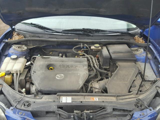 JM1BK323771616116 - 2007 MAZDA 3 S BLUE photo 7