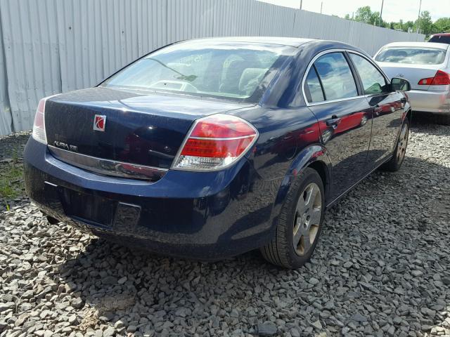 1G8ZS57B39F126248 - 2009 SATURN AURA XE BLUE photo 4