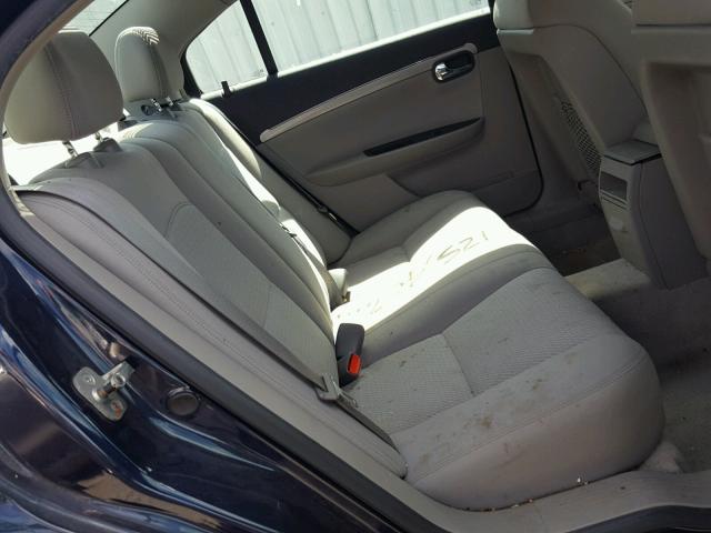 1G8ZS57B39F126248 - 2009 SATURN AURA XE BLUE photo 6