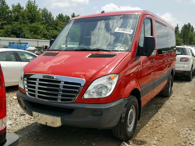 WCDPE7CD6D5760730 - 2013 FREIGHTLINER SPRINTER 2 RED photo 2