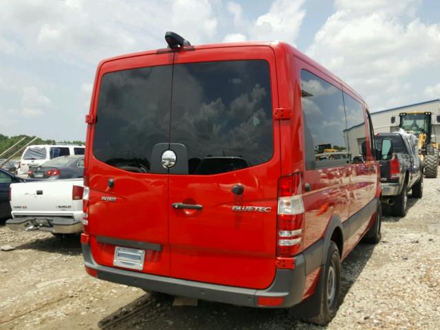 WCDPE7CD6D5760730 - 2013 FREIGHTLINER SPRINTER 2 RED photo 4