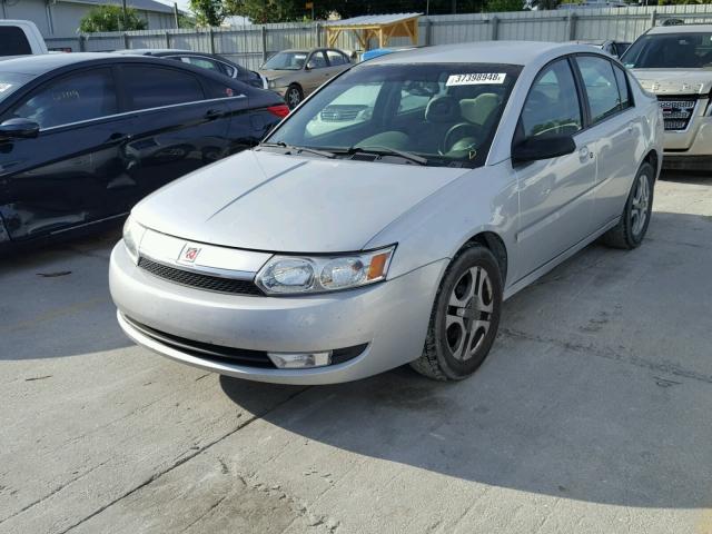 1G8AL52F74Z105401 - 2004 SATURN ION LEVEL SILVER photo 2