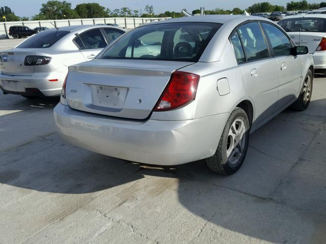 1G8AL52F74Z105401 - 2004 SATURN ION LEVEL SILVER photo 4