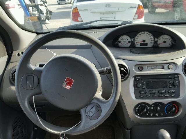 1G8AL52F74Z105401 - 2004 SATURN ION LEVEL SILVER photo 9