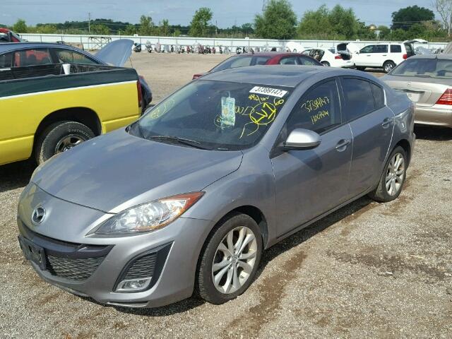 JM1BL1U51B1462205 - 2011 MAZDA 3 S GRAY photo 2