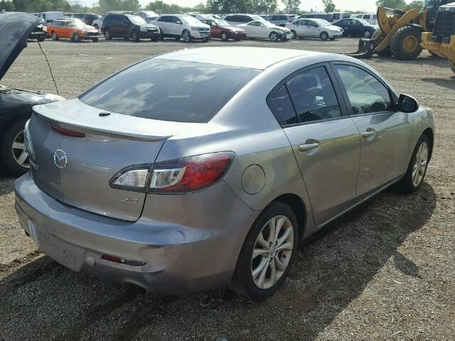 JM1BL1U51B1462205 - 2011 MAZDA 3 S GRAY photo 4