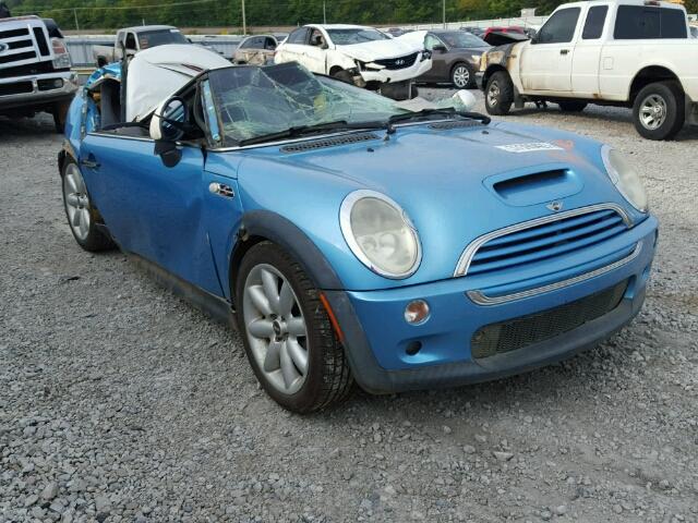 WMWRE33422TD50658 - 2002 MINI COOPER S BLUE photo 1