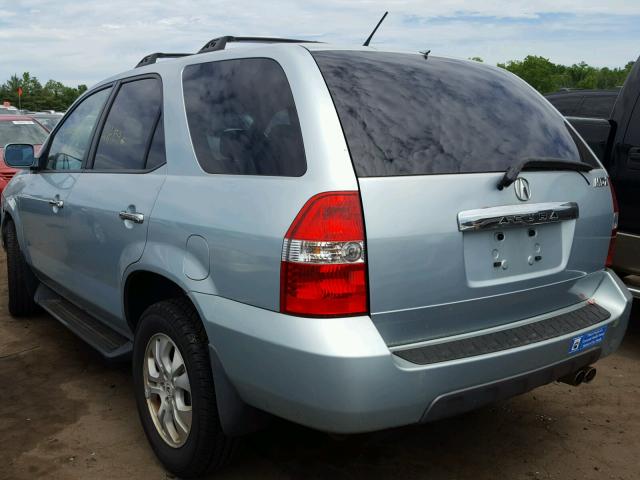 2HNYD18793H530718 - 2003 ACURA MDX TOURIN TURQUOISE photo 3