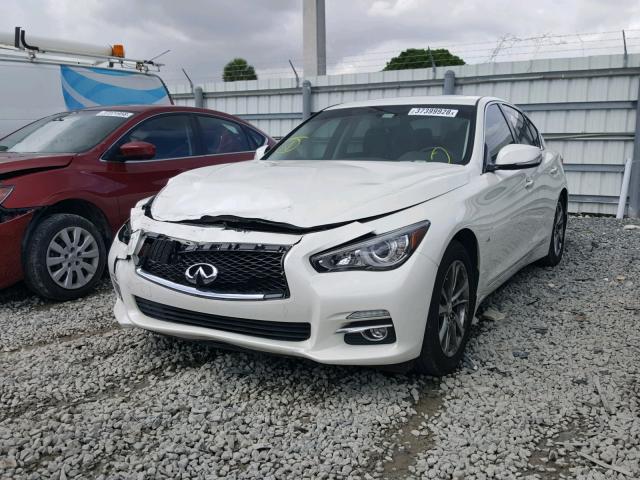 JN1EV7AP0HM742384 - 2017 INFINITI Q50 PREMIU WHITE photo 2