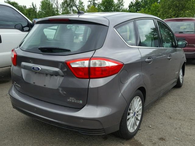 1FADP5BU1DL544933 - 2013 FORD C-MAX SEL GRAY photo 4