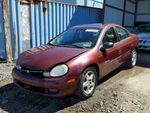 1P3ES46C21D171674 - 2001 PLYMOUTH NEON BASE 勃艮第红 照片 2