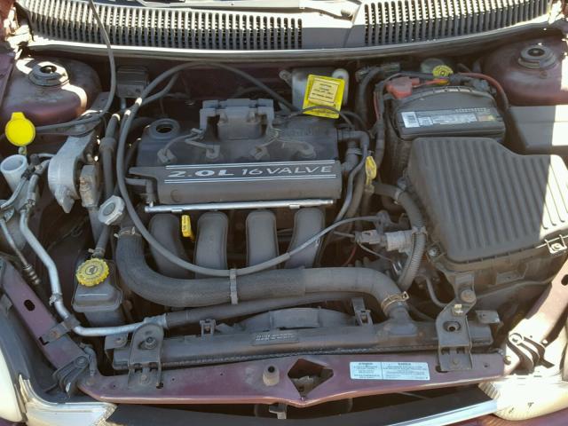 1P3ES46C21D171674 - 2001 PLYMOUTH NEON BASE 勃艮第红 照片 7