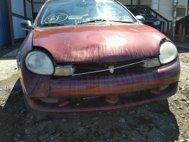 1P3ES46C21D171674 - 2001 PLYMOUTH NEON BASE 勃艮第红 照片 9