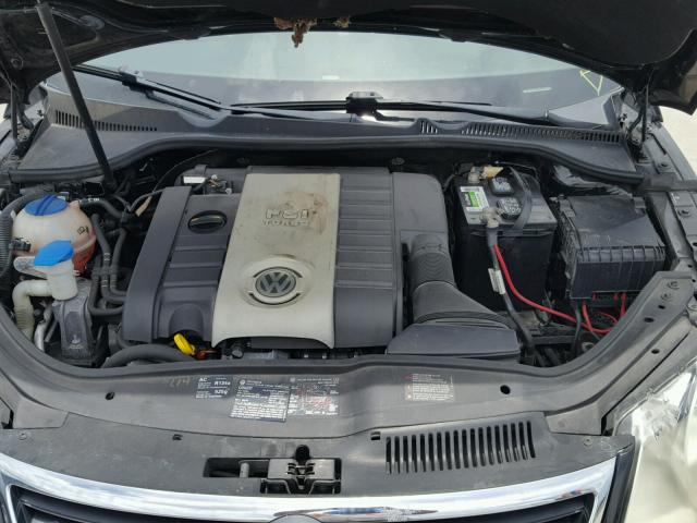 WVWDA71F27V049997 - 2007 VOLKSWAGEN EOS 2.0T S შავი ფოტო 7