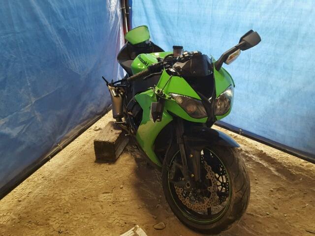 JKAZXCE139A022663 - 2009 KAWASAKI ZX1000 E GREEN photo 2