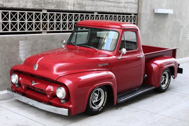 F10D4H30408 - 1954 FORD F100 BURGUNDY photo 2