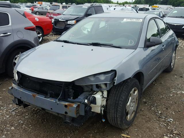 1G2ZF58B774110740 - 2007 PONTIAC G6 VALUE L BLUE photo 2