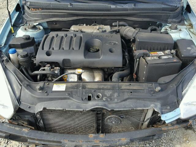 KMHCN46C09U330066 - 2009 HYUNDAI ACCENT GLS BLUE photo 7