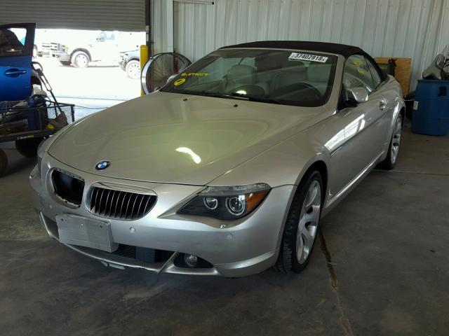 WBAEK13466CN77057 - 2006 BMW 650 I TAN photo 2