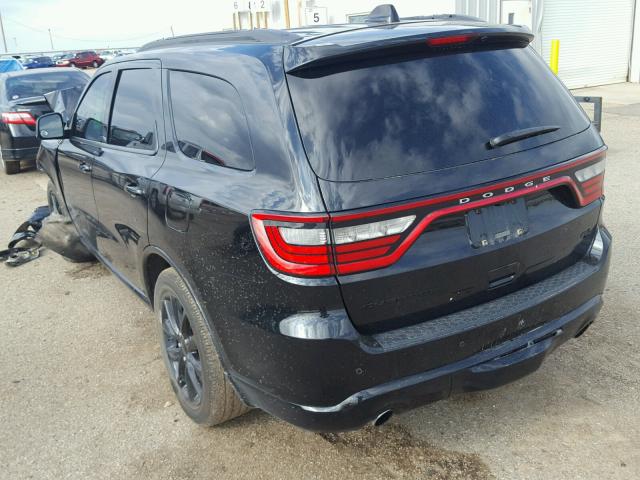 1C4SDHCT0HC643170 - 2017 DODGE DURANGO R/ BLACK photo 3