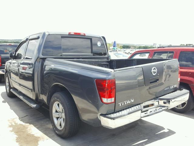 1N6BA07D29N302272 - 2009 NISSAN TITAN XE CHARCOAL photo 3