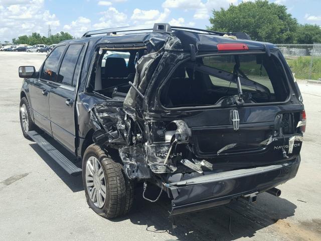 5LMJJ3H55AEJ02975 - 2010 LINCOLN NAVIGATOR 黑色 照片 3