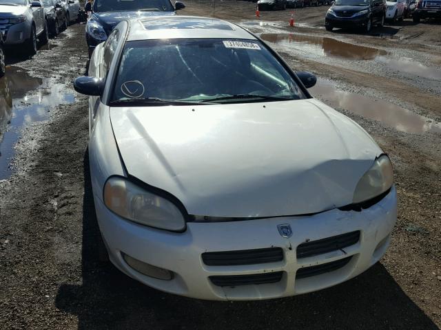 4B3AG52H81E152371 - 2001 DODGE STRATUS R/ WHITE photo 9