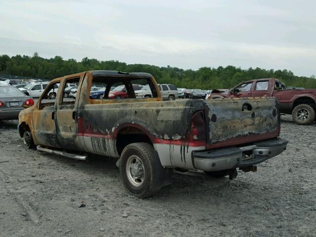 1FTNW21P13ED75320 - 2003 FORD F250 SUPER BURN photo 3