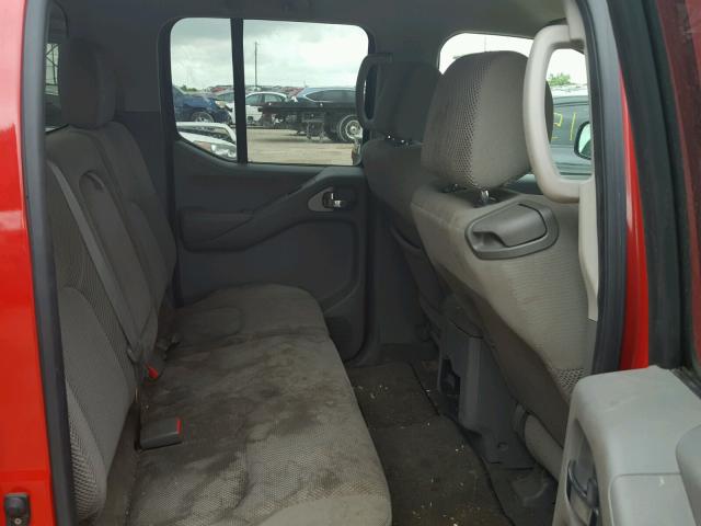 1N6AD07W67C445206 - 2007 NISSAN FRONTIER C RED photo 6