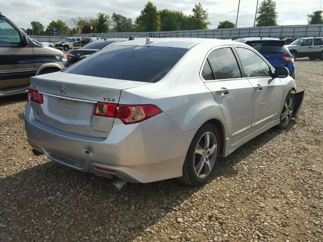 JH4CU2F87CC009838 - 2012 ACURA TSX SE SILVER photo 4