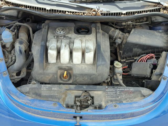 3VWCR31C95M400931 - 2005 VOLKSWAGEN NEW BEETLE 蓝色 照片 7