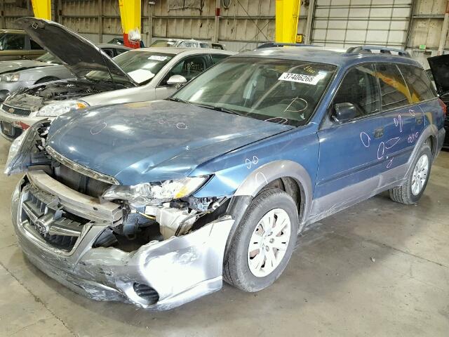 4S4BP60C087336036 - 2008 SUBARU OUTBACK TWO TONE photo 2