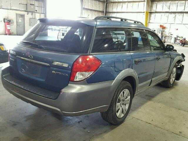 4S4BP60C087336036 - 2008 SUBARU OUTBACK TWO TONE photo 4