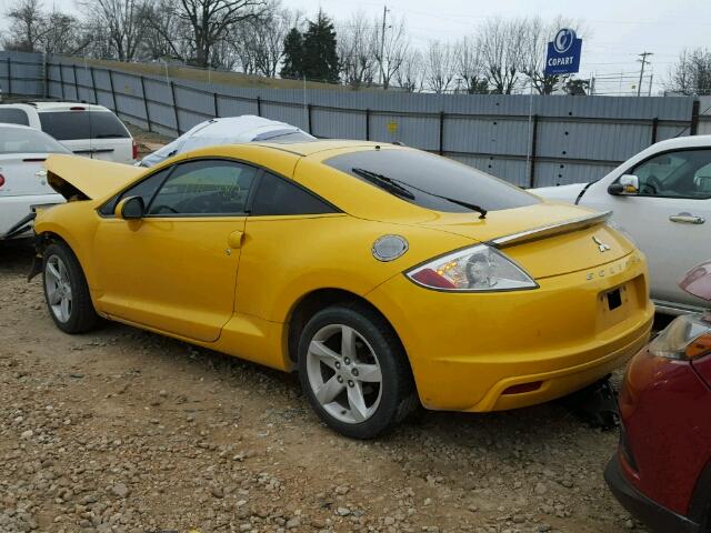 4A3AK24F59E025725 - 2009 MITSUBISHI ECLIPSE GS YELLOW photo 3