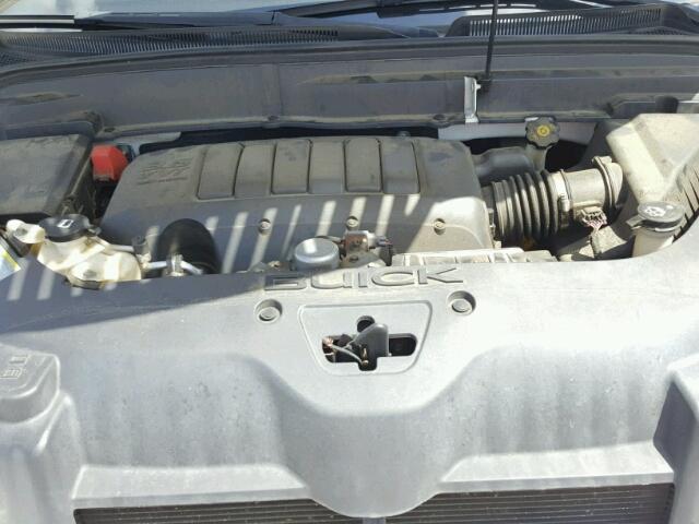 5GALRBED7AJ238810 - 2010 BUICK ENCLAVE CX WHITE photo 7