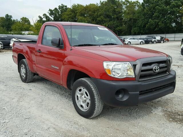 5TENX22N99Z618095 - 2009 TOYOTA TACOMA RED photo 1