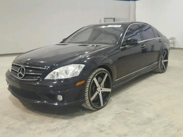 WDDNG77X28A148465 - 2008 MERCEDES-BENZ S 63 AMG BLACK photo 2