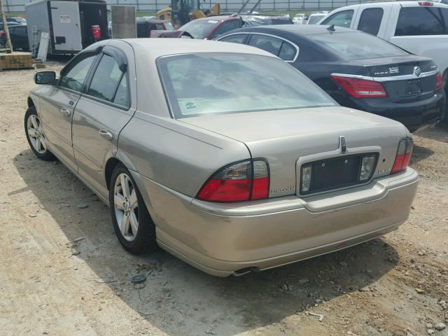 1LNFM87A06Y609932 - 2006 LINCOLN LS GOLD photo 3